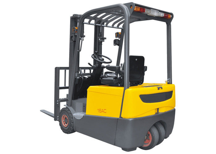 dual front driving electric forklift truck 3 wheel forklift 13km h kecepatan travel