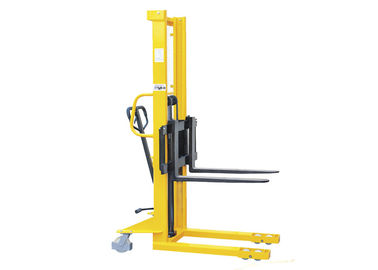 kualitas  Flexible Manual Hydraulic Stacker , Manual Stacker Pallet Truck 1235mm ​Turning Radius pabrik