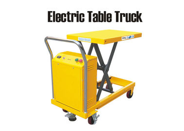 kualitas  500kg Loading Electric Lift Table , Industrial Lift Tables Customized Size pabrik