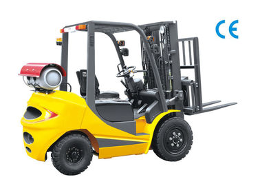 Speed ​​20km / H Dual Fuel Forklift 3,5 Ton, Truk Forklift LPG Dengan Visibilitas Yang Jelas